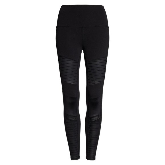 ALO High Waist Moto 7/8 Leggings Black Small $114 - Picture 5 of 10
